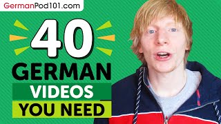 Learn German: 40 Beginner German Videos You Must Watch