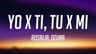 Yo x Ti, Tu x Mi - Rosalia, Ozuna {Lyrics }