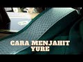 cara menjahit yure pada baju / tutorial cara memasang yure