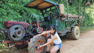 Genius girl buys broken trailer and repairs what will she do?