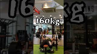 멸치로 못들던 160kg 다시 해봤습니다... 잠시 증량중