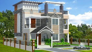 মাত্র ২ শতক জায়গার মধ্যে কম খরচে আধুনিক DUPLEX HOUSE DESIGN !! EhAn Tv