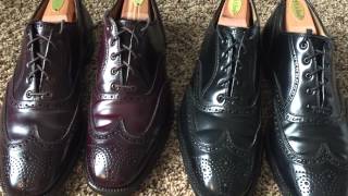 Alden Brooks Brothers Shell Cordovan balmoral wingtips