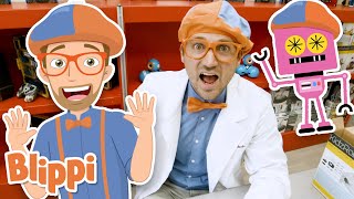 Blippi Builds a Robot at The Rolling Robots Workshop! | Educational Videos for Toddlers