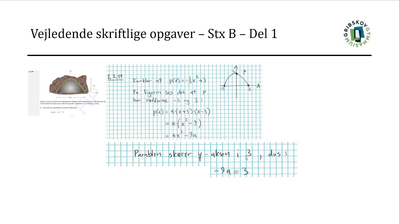 Vejledende Skriftlige Opgaver - STX B - 1 2 19 - YouTube