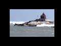 2004 _tsunami attacked in thiruvalluvar statue kanniyakumari tsunami india