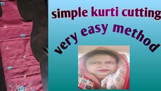 simple kurti cutting Karna sikhen bahut hi aasaan tarike se