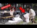 Homeless SULTAN Honesty Test Beautiful Girl Leaves 2 SACKS OF MONEY!! honest or not?