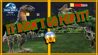 IT DIDN’T GO FOR IT!  -  Jurassic World Alive | Procerathomimus Boss Strike