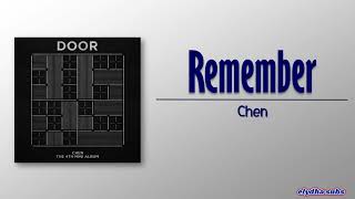 Chen – Remember (회상) [Rom|Eng Lyric]