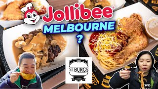 First Time Trying JOLLIBEE Inspired Menu 🇵🇭 from St. Burgs in Melbourne, Australia 🇦🇺