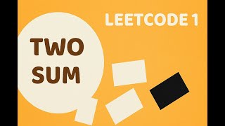 Leetcode 1 - Two sum - Dictionary - Python