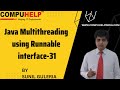 Java Multithreading using Runnable interface