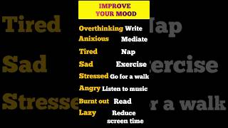 Improve Your Mood