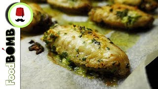 #142 Kippenvleugels met veel Knoflook en Parmezaanse Kaas | Kiprecept | Foodbomb