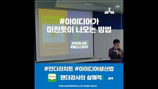 아이디어가 나오는 5단계 공식, 아이디어 발상법, 만다라차트