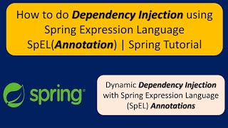 How to do Dependency Injection using Spring Expression Language SpEL(Annotation) | Spring Tutorial