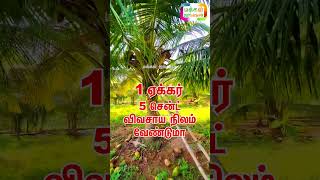 1 ஏக்கர் 5 சென்ட் விவசாய நிலம் வேண்டுமா ?, Con : 9789883881, 99 லட்சம், ஈரோடு கவுந்தப்பாடி #shorts