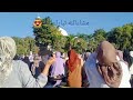 Suasana Sholat Idul Adha full di lapangan UMM Kota Malang