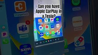 Can any Tesla have Apple CarPlay? #shorts #tesla #automobile #apple #carplay