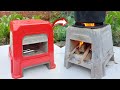 How to cast cement stoves with a simple but effective plastic chair