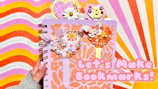 Craft With Me | CUTEST BOOKMARKS EVER!! COME SEE + Watch my process!! | Planner Paperclip Die | SDD