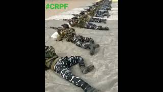 Firing Practice Time #CRPF Status  ||  LET THE ENEMY KNOW WE R READY 😡     #crpf  #indian army