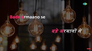 Bade Armaano Se | Karaoke Song with Lyrics | Malhar | Lata Mangeshkar | Mukes