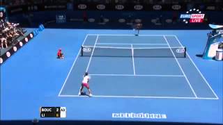 Li Na vs Eugenie Bouchard  2014 Australian Open SF Highlights
