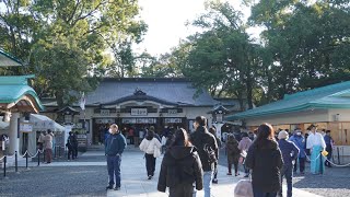 初詣で賑わう加藤神社（2025年1月2日撮影）