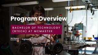Program Overview | Bachelor of Technology (BTech) at McMaster