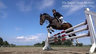 240fps Super Slow Motion- Horse Riding Comparison | RX100 IV \u0026 RX10 II | Sony | Cyber-shot