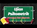 Ujian Psikometrik Latihan Separa Perubatan Bertaraf Diploma Semenanjung #psikometrikseparaperubatan