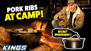 The SECRET for easy SLOW COOKED RIBS you NEED to know! (Camp Cooking)