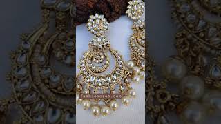 Kundan Earrings Haul | Kundan Bridal Jewellery 2021 By FASHIONCRAB|Follow us insta @fashioncrabstore