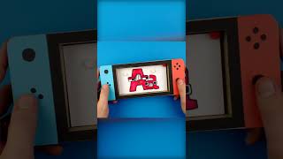 ALPHABET LORE  A Big & Small Letters DIY Nintendo Switch Paper Craft #shorts #alphabetlore