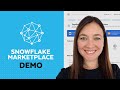 Snowflake Marketplace Demo | Discovering, Evaluating & Buying Data Products on Snowflake