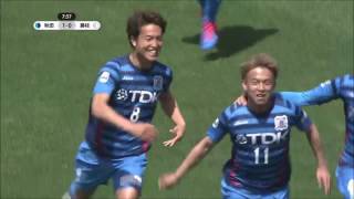 【公式】ゴール動画：久富 賢（秋田）8分 ブラウブリッツ秋田vs藤枝ＭＹＦＣ明治安田生命Ｊ３リーグ 第7節 2017/5/7