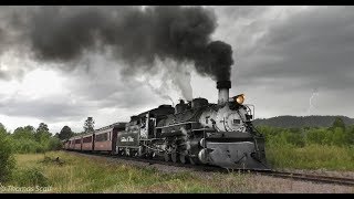 K-36 Mikados on the Cumbres and Toltec Scenic Railroad  4K