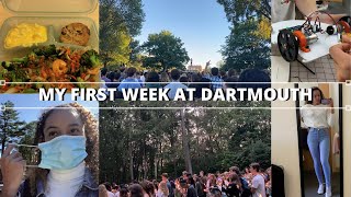 My First Week of College VLOG! *dartmouth*