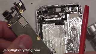 iPhone 5 WiFi Antenna Fix in 4 Minutes - JerryRigEverything