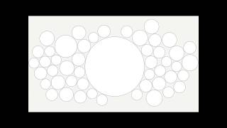 Progressive circle packing algorithm demonstration