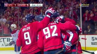 Alex Ovechkin notches fourth goal of night vs Canadiens and 7th of the season (2017)