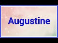 Augustine | Name Origin Meaning Variations