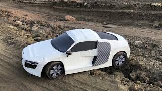 How to make Audi R8 from a cardboard, offroad