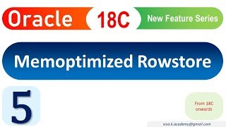 Oracle 18C Memoptimized Rowstore