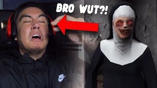 I'M PRETTY SURE MY SOUL LEFT MY BODY FROM THIS JUMPSCARE | The Nun (Scariest Mobile Game Ever)