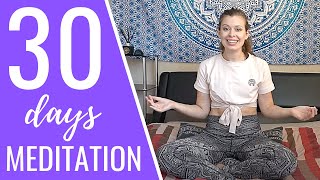 30 Days Meditation Challenge - Start Here!