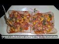 how to make tawa bread pizza in 5 minutes bread pizza on tawa quick and easy bread pizza recipe