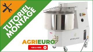 Pétrin à spirale SPIRALMAC SV44 - Capacité de pâte 44 Kg - 2 CV : tutoriel de montage complet